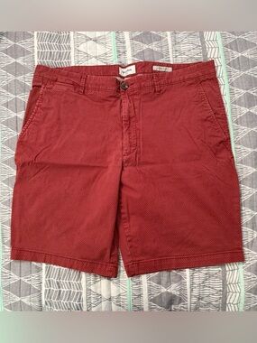Goodfellow & Co Men’s Linden Short Red Chino Shorts - Size 36 with 10.5” Inseam